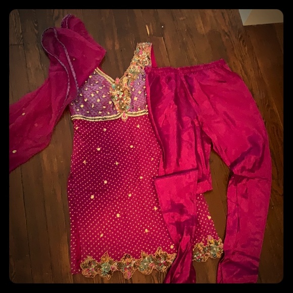 Silk Shalwar Kameez - Picture 1 of 5